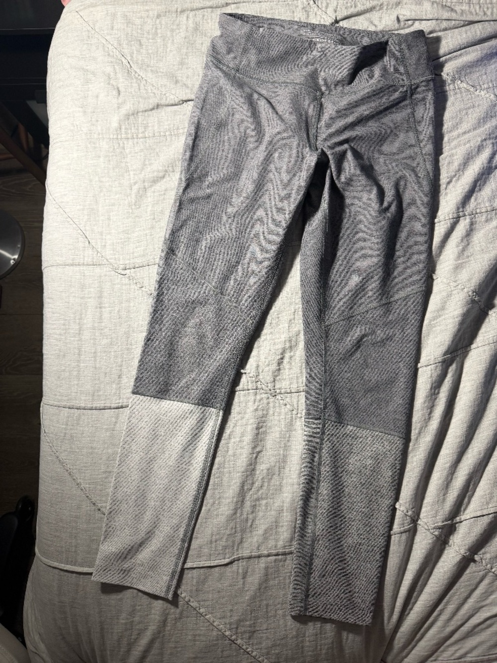 Outdoor Voices Legging: Heather Grey Colorblock